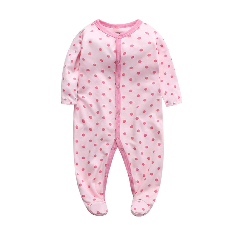 Cotton one-piece clothes baby clothes Dot - D&A