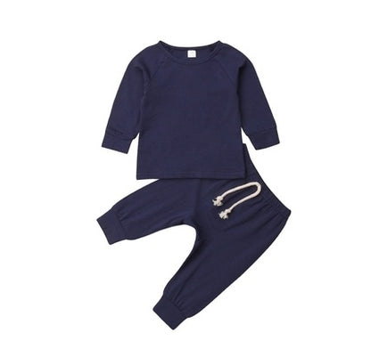 Rompers clothes cotton tracksuits set baby children clothing - D&A