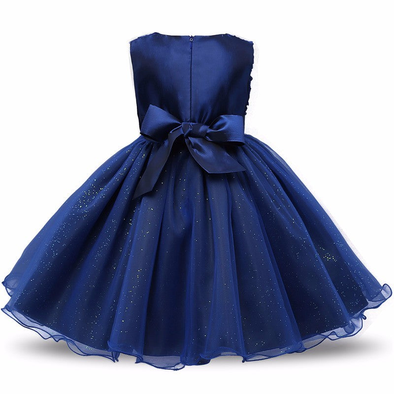 Princess Flower Girl Dress Summer Tutu Wedding Birthday Party Dresses - D&A