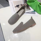 Women's Low-cut Square Toe Flat Bottom Sneaker - D&A