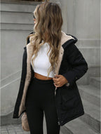 Aveloria Fashion Loose Casual Versatile Hooded Zip-Up - D&A