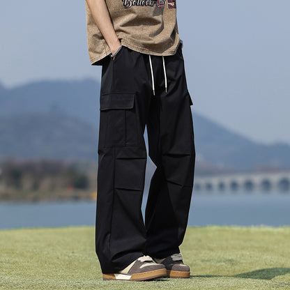 Summer Thin Mountain Outdoor Sports Casual Pants Black - D&A
