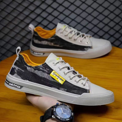 Student Trendy Men's Casual Canvas Shoes - D&A