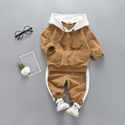 Western style 1 year old baby sweater two-piece Ginger - D&A