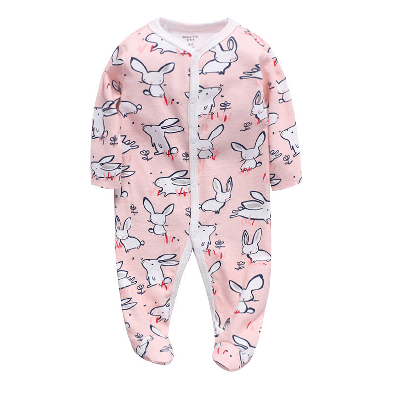 Cotton one-piece clothes baby clothes Rabbit - D&A
