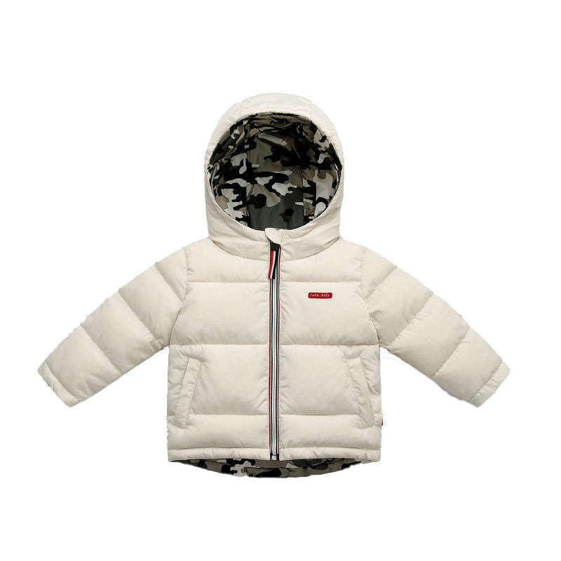 Middle And Small Children Wear Double-sided Padded Winter Jackets - D&A
