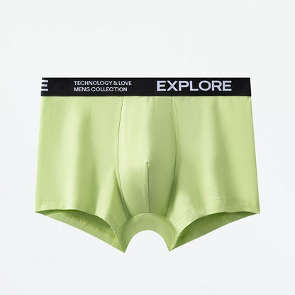 Men's Cotton Class A Breathable Underwear Green - D&A