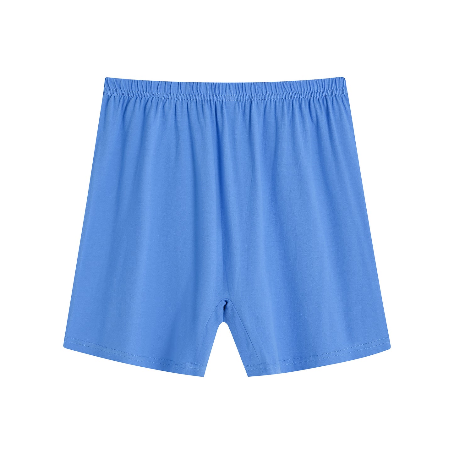 Middle-aged And Elderly Underwear Men's Cotton Boxer Pure Royalblue - D&A