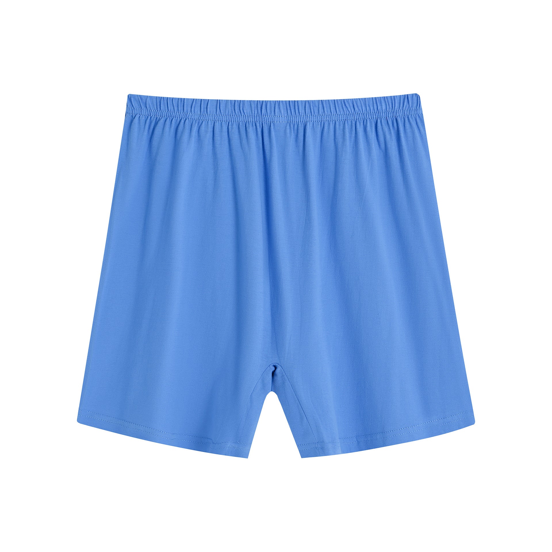 Middle-aged And Elderly Underwear Men's Cotton Boxer Pure Royalblue - D&A