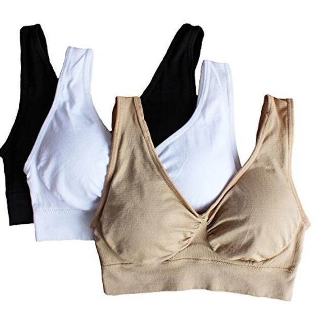 Seamless push up bra BlackWhiteKhaki - D&A