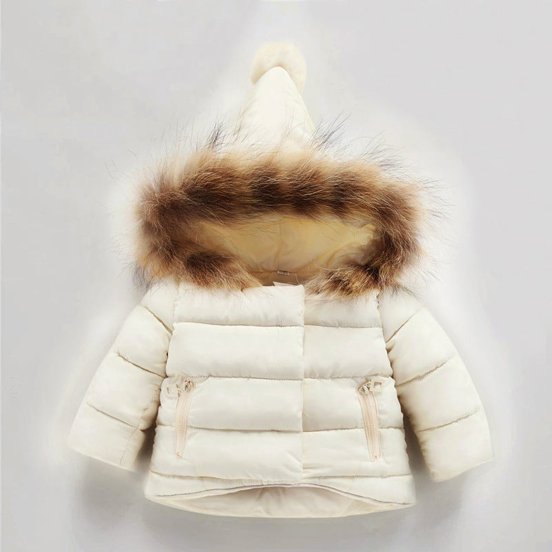 Baby Winter Jacket White - D&A