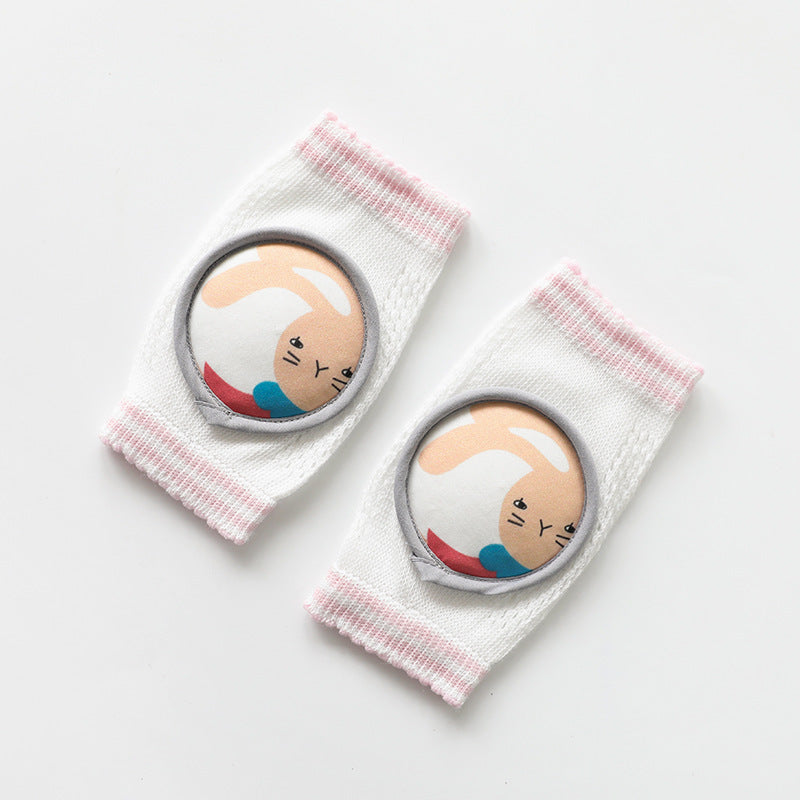 Baby Knee Pads Cartoon Accessories Doll Elbow Pads Baby Learning Set Pink One size - D&A