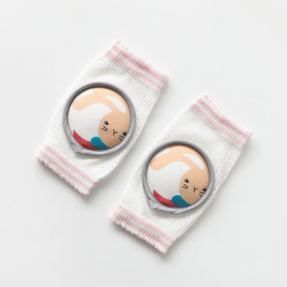 Baby Knee Pads Cartoon Accessories Doll Elbow Pads Baby Learning Set Pink One size - D&A