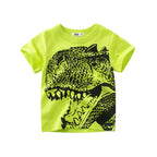 Summer Children's Short Sleeve T Shirt For Boys Green - D&A