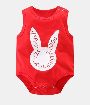 Sleeveless Baby rompers clothes newborn baby clothes Rabbit - D&A