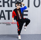 Boys spring suit new Korean children's clothing in the big boy boy long-sleeved sports two-piece suit tide clothes - D&A