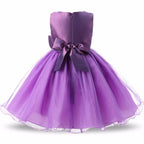 Princess Flower Girl Dress Summer Tutu Wedding Birthday Party Dresses - D&A