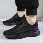 Men's Shoes Hollow-out Breathable Mesh Casual Running Shoes Lightweight Sneaker - D&A