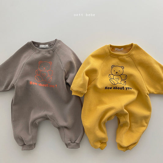 Baby long sleeve jumpsuit baby ha clothes - D&A