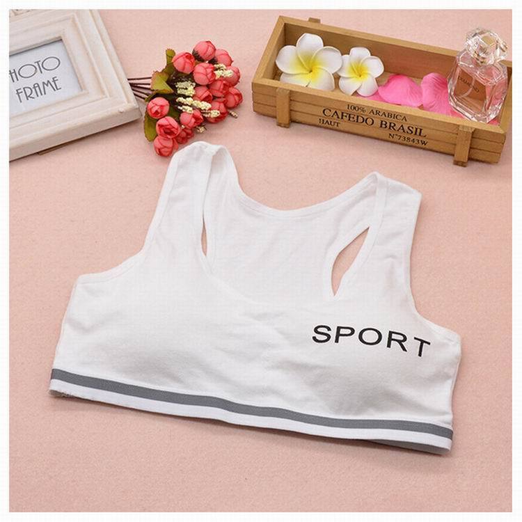 Breathable and Sweat-Absorbent Racer Back Bra Sports Bra White OneSize - D&A