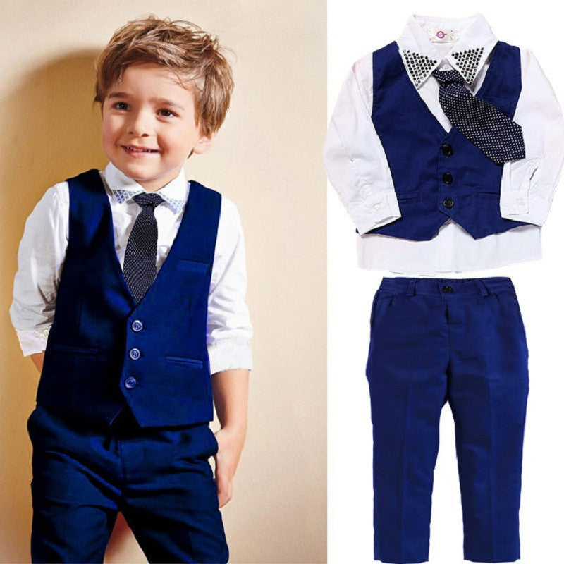 Casual Clothing Suits Boys' Clothes Vests Gentleman Suits - D&A