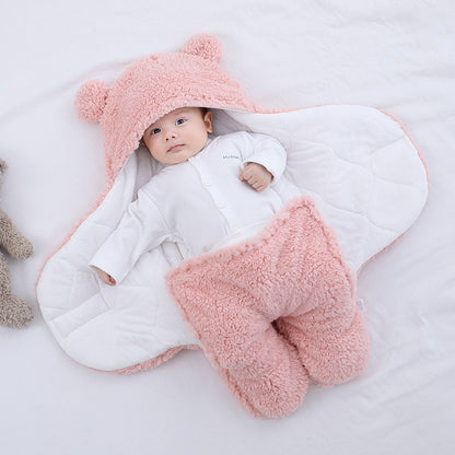 Baby Quilted Sleeping Bag Wrapper Pink 1pc - D&A
