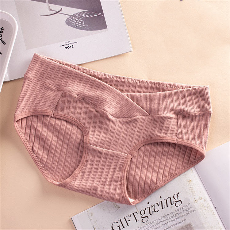 Women s Antibacterial Maternity Underwear Red bean paste - D&A
