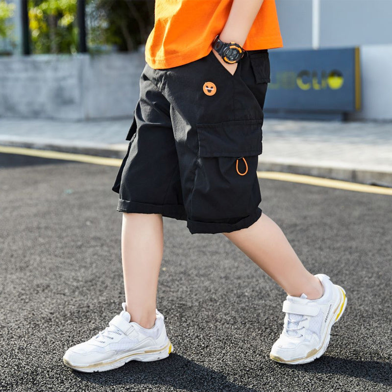 Children's Clothing Boy Shorts Summer Black - D&A