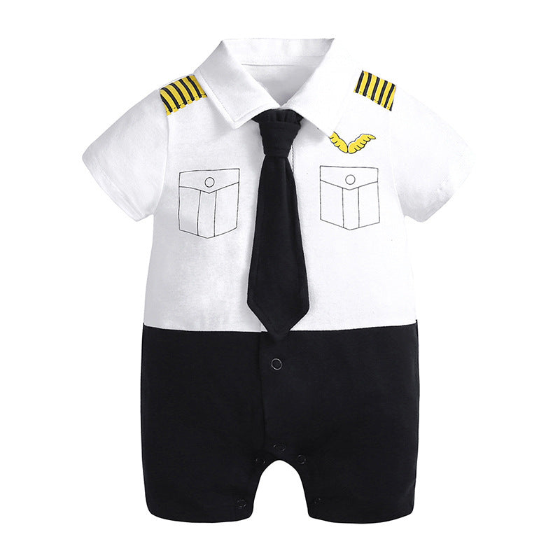 Baby Romper Gentleman Baby Jumpsuit D - D&A