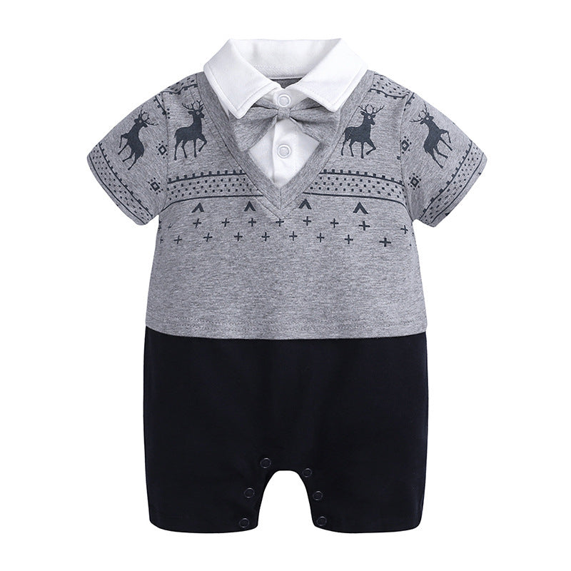 Baby Romper Gentleman Baby Jumpsuit C - D&A