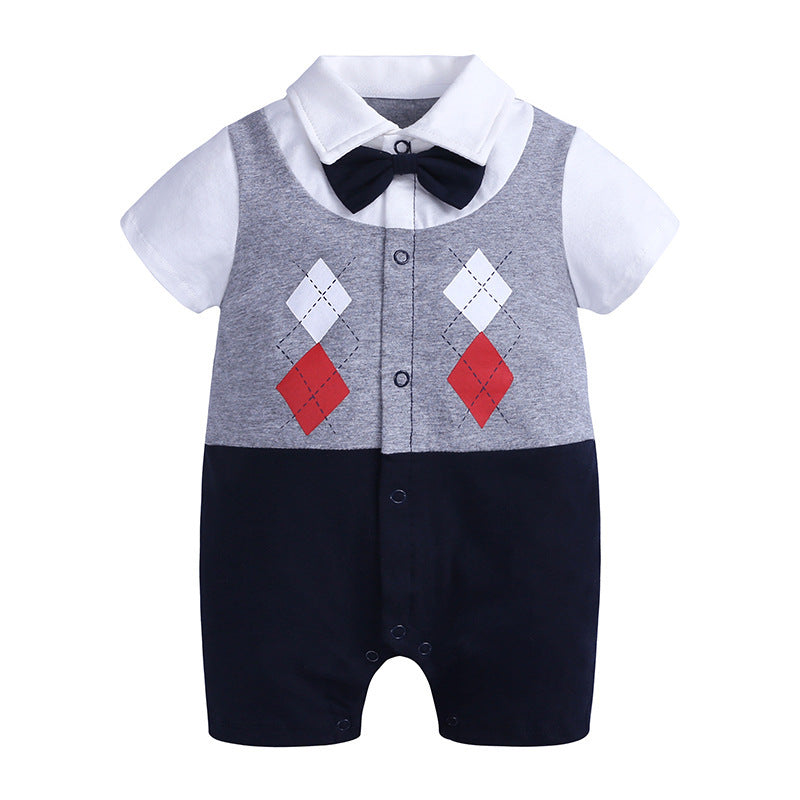 Baby Romper Gentleman Baby Jumpsuit E - D&A