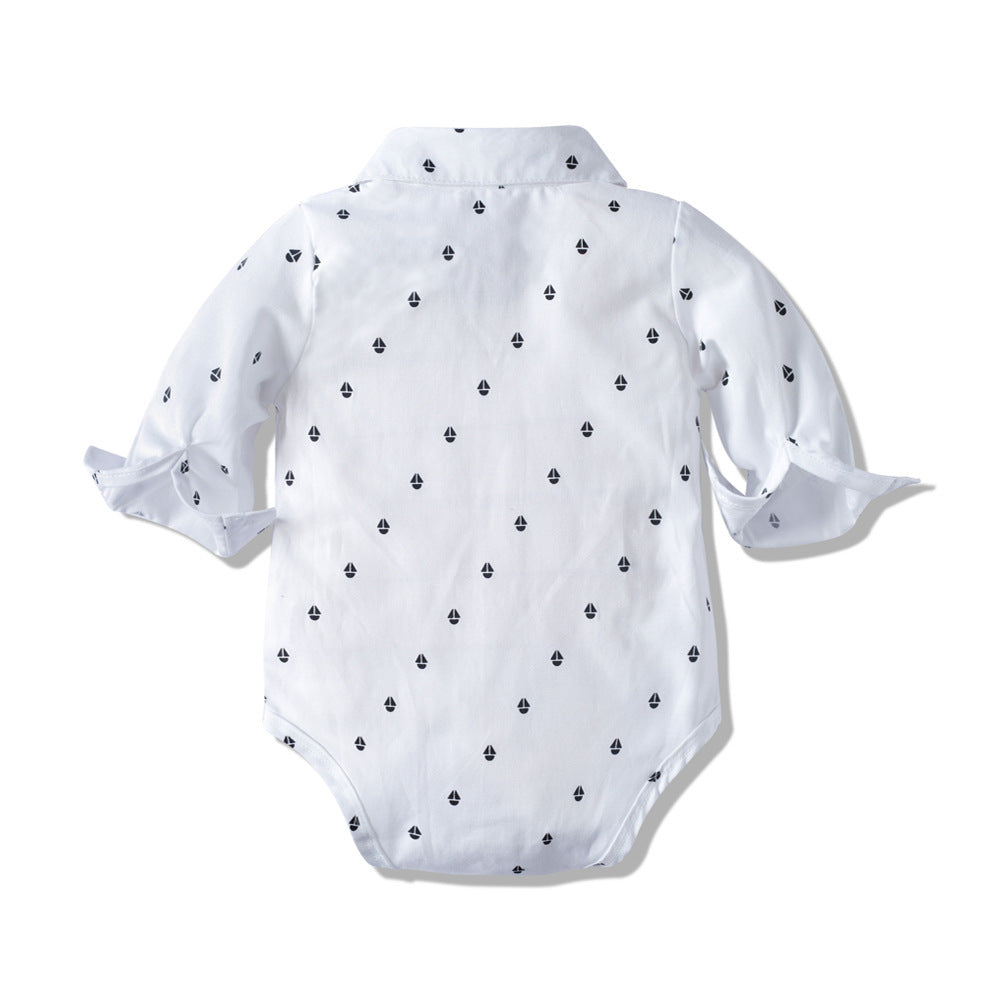 Autumn New Long Sleeve Khaki Suit Infant Clothing Boys' Gentleman Children'S Clothing - D&A