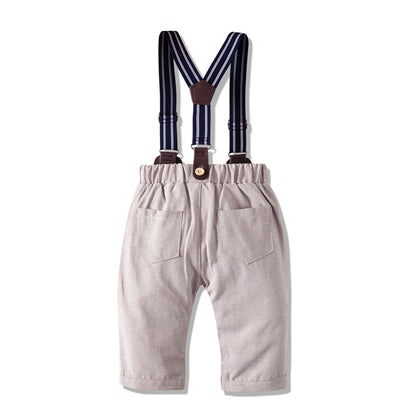 Autumn New Long Sleeve Khaki Suit Infant Clothing Boys' Gentleman Children'S Clothing - D&A