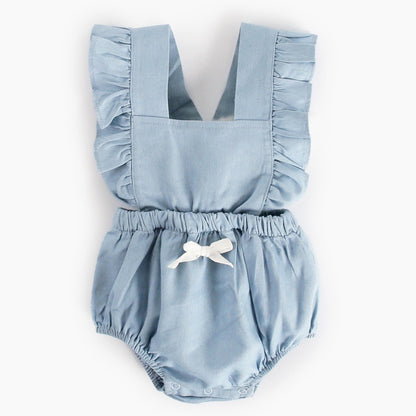 Ins Denim Baby One-piece Bodysuits Baby Romper Spring - D&A