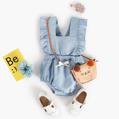Ins Denim Baby One-piece Bodysuits Baby Romper Spring - D&A