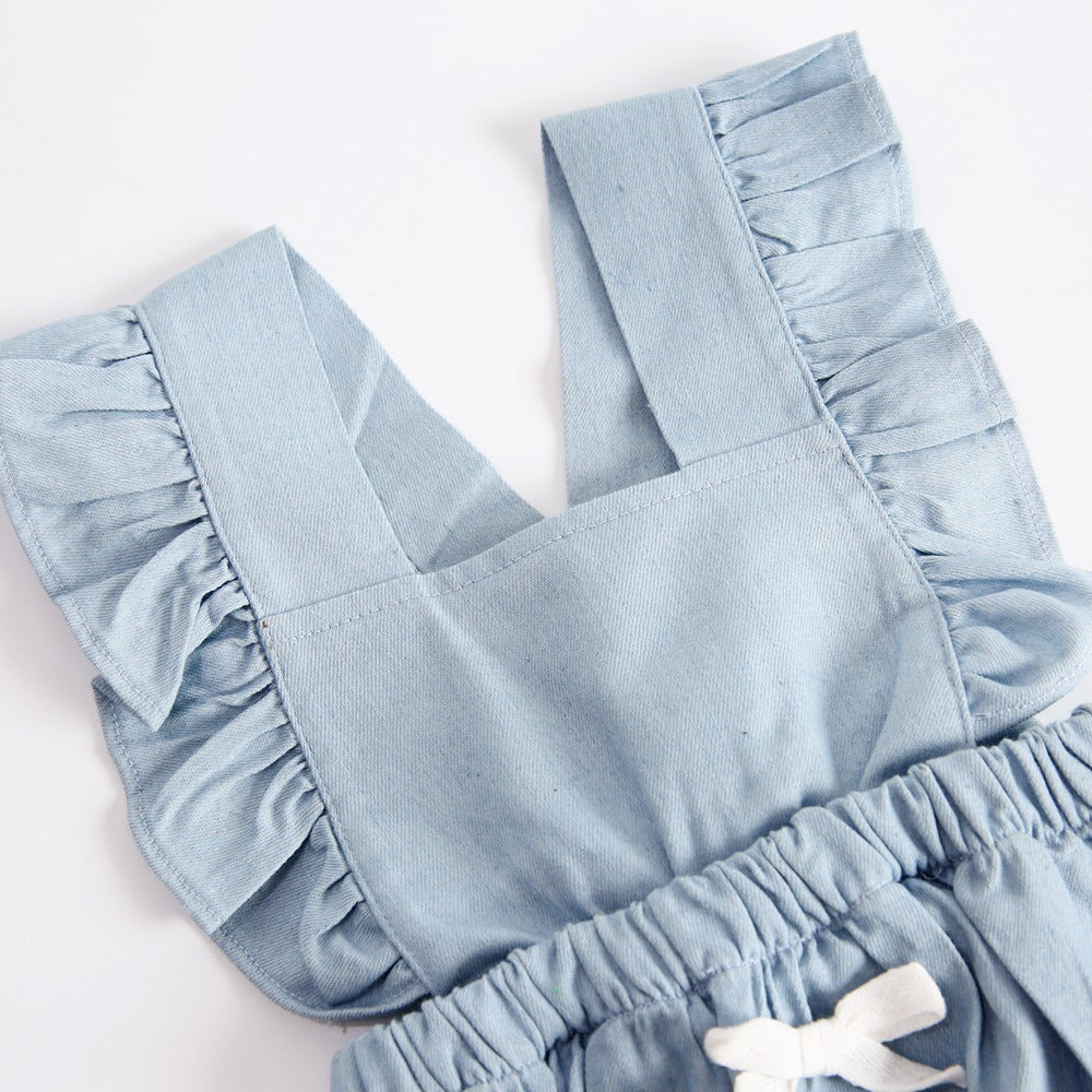 Ins Denim Baby One-piece Bodysuits Baby Romper Spring - D&A
