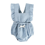 Ins Denim Baby One-piece Bodysuits Baby Romper Spring - D&A