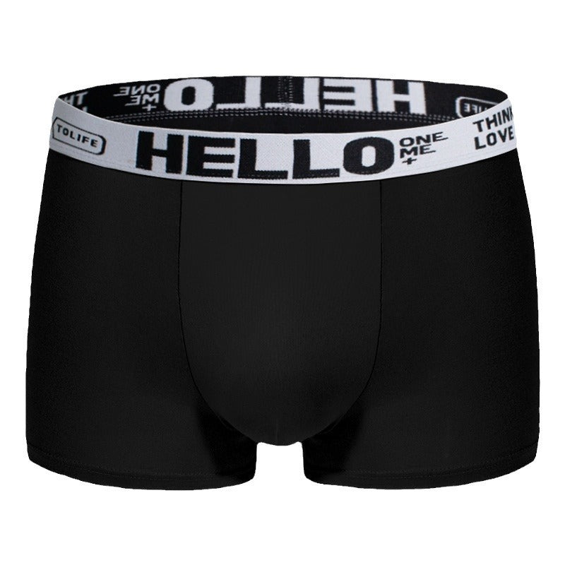 Men's Underwear Nude Feel Simple And Comfortable Breathable Skin-friendly Boxers - D&A
