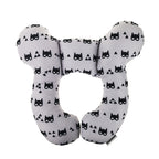 Infant Pillow Baby Bed U-Shaped Safety Seat Neck Guard Fixed Stereotyped Stroller Pillow - D&A