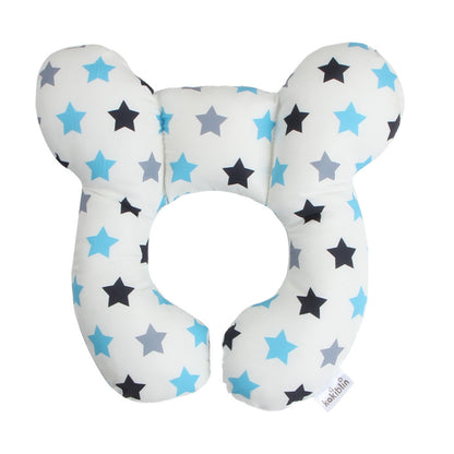 Infant Pillow Baby Bed U-Shaped Safety Seat Neck Guard Fixed Stereotyped Stroller Pillow Star OPP - D&A