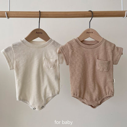 Children'S Clothing T-Shirt Summer Baby Clothes Solid Color Triangle Bag Fart Baby Romper-Loose Short-Sleeved Casual Children'S Pants - D&A