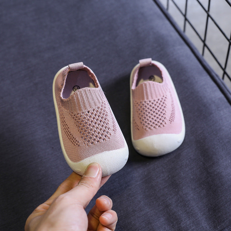 Baby Toddler Shoes Soft Bottom Shoes Light Pink - D&A