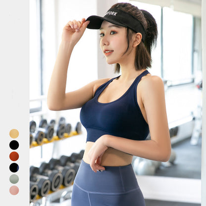 Sports Bra Underwear Seamless Hollow Beauty Back Shaping Sports Bra - D&A