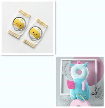 Baby Knee Pads Cartoon Accessories Doll Elbow Pads Baby Learning Set Mix packing set1 One size - D&A