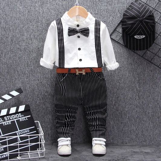 Boys Bib Two-piece Children's Clothing - D&A