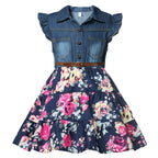Dress Kids Clothes Teen Child Toddler Baby Girl Girls For Blue - D&A