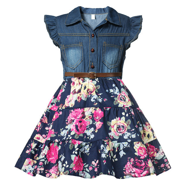 Dress Kids Clothes Teen Child Toddler Baby Girl Girls For Blue - D&A