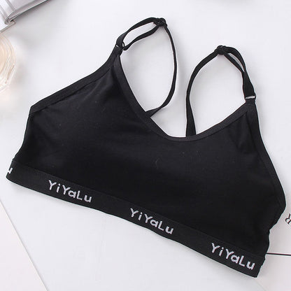 Student Korean Developmental Underwear Women Black adjustable - D&A