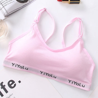 Student Korean Developmental Underwear Women Pink adjustable - D&A