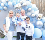 Boys Gentleman Bib Pant Suit Long Sleeve Bow Tie - D&A